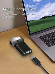 C-Type Lithium Button Battery Charger For LIR2032, LIR2025, ML2032, ML2025, CR2032 And Other Models, USB-C Charging (Batteries Not Included)