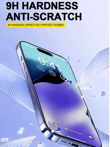 Privacy Tempered Glass Screen Protector For IPhone 13.14. Series Shockproof Fingerprint Proof Phone Protective Film, Phone Accessories, Boyfriend Gift, Best Friend Gifts, Phone Screen Protectors(High)Autumn Promotion, New Arrivals In Autumn - High - View 1