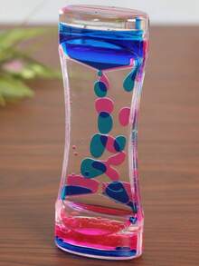 Two-Colour Liquid Timer Desktop Crafts, Creative Gifts, Timer Stress-Reducing Decorations, Liquid Sports, Teen Stress-Reducing Toys, Desktop Decorations, Stress-Reducing Acrylic Creative Gift Decorations