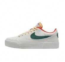 Giày thể thao thường ngày Nike Court Legacy Lift dành cho nữ FD0355-133 - màu be xanh lá cây - Xem 2