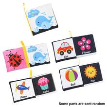 1 Stück Baby Spielzeug, Schwarz-Weiß Kontrast Stoffbuch, visuelle sensorische Anregung, Frühförderung Spielzeug für Babys