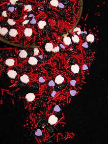 85g/3oz Halloween Cake Decoration Edible Sugar Sprinkles,Halloween Sprinkles For Cupcake Biscuits Desserts Party Halloween-Themed Parties Bake Decoration