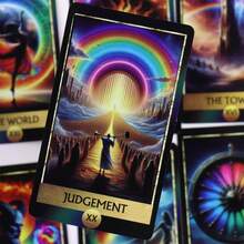 Rainbow Tarot Cards Women's Board Game Playing Decks Divination Oracle Cards, Paper Materials, Good Quality, Only English PDF Guidebook - Photo Color - View 9
