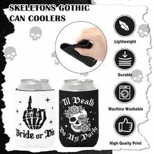 Bộ quà tặng trang trí tiệc độc thân "Cô dâu hay chết" Till Death Do Us Party kèm ruy băng và ly dự tiệc - Nhiều màu - Xem 7