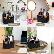 遥控器收纳盒电视遥控器支架适用于桌面多功能桌面收纳盒卧室客厅收纳盒 - 彩色 - 查看 6