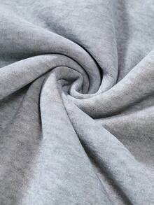 Men's Basketball Print Tracksuit - Autumn/Winter Best Seller, Jacquard Rib-Knit Patchwork Thickened Fleece Casual Sports Set, Hoodie With Drawstring Pants, Suitable For Leisure Sports, Basketball Training, Street Activities, Outdoor Jogging, Fitness Exercises And Daily Wear, Unisex - Grey - View 8