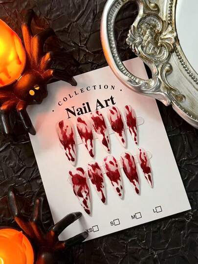 10 件手工制作的万圣节盔甲，带有吸血鬼元素，哥特风格，可拆卸和重复使用