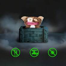 Spin Master Fuggler X  Gizmo&Stripe 9 英寸搞笑丑陋怪物毛绒玩偶收藏毛绒动物玩具官方正品模拟牙齿丑陋可爱怪物搞笑玩偶节日生日礼物，适合儿童和收藏家 - Gizmo - 查看 6