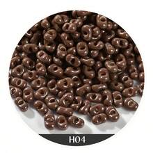 100 piezas de cuentas de vidrio en forma de cacahuete de 3x6mm, cuentas de vidrio jade de colores surtidos, cuentas sueltas lindas, cuentas espaciadoras a granel para hacer joyas, pulseras, aretes, collares DIY