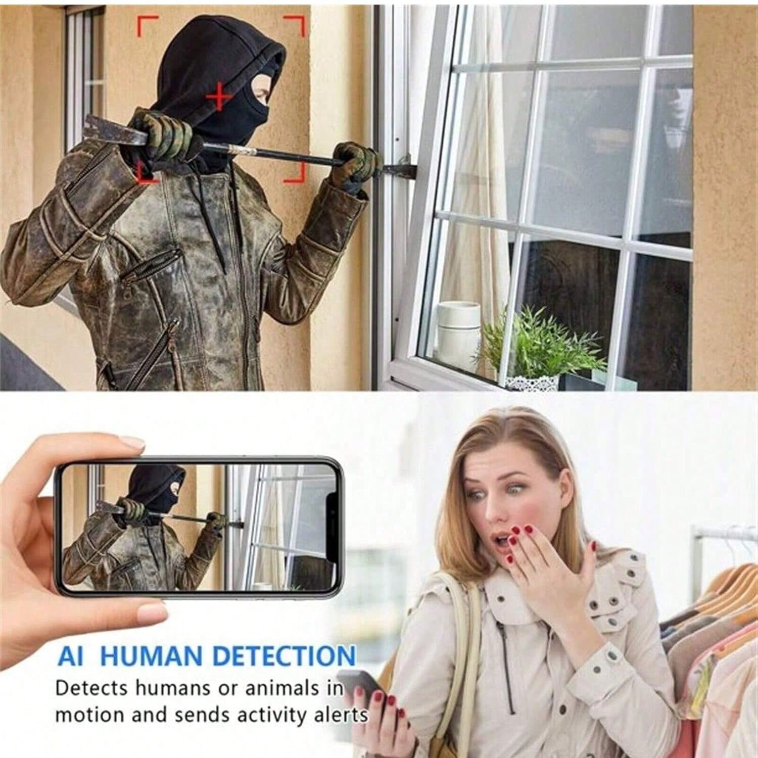 Mini Square Camera, Home Security Camera, Portable Hidden Camera, 1080P HD, Infrared Night Vision Wireless WiFi Camera, Built-In Hotspot, Loop Recording, 450mAh Long-Lasting Battery, Supports 2.4G Network Only, HD Night Vision, Remote Monitoring, Motion Detection, SD Card Storage Expansion, Suitable For Home, Car, Office And Various Scenarios, Indoor And Outdoor Use, Online