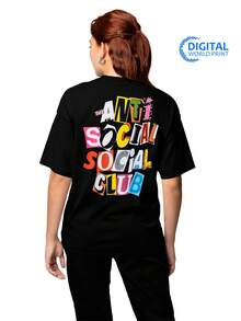 T-Shirt Oversized Shirt AntiSocial Social Club Collage Streetwear Premium Summer Winter T-Shirt - Đen_3235 - Xem 8