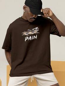 Oversized Streetwear T-Shirt Pain Nagato Eyes Rinnegan Cloak  REF 7257 VEST NERD - 鏽棕色 - 查看 8