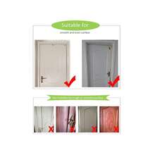 1 Set/2 Pieces Vibrant Waterfall & Forest Door Mural Sticker - Self-Adhesive, Removable Wall Decal Sticker, Suitable For Modern Home Decor - Multicolor - View 10