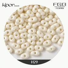 100 piezas de cuentas de vidrio en forma de cacahuete de 3x6mm, cuentas de vidrio jade de colores surtidos, cuentas sueltas lindas, cuentas espaciadoras a granel para hacer joyas, pulseras, aretes, collares DIY