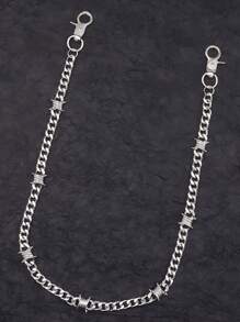 1件装女士街头嘻哈自行车链条裤链，百搭时尚配饰，适合秋季、万圣节等场合。 - 彩色 - 查看 11