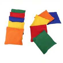 10pcs/18pcs 2.16 Inch Small Bean Bags, Colorful Toss Bags For Outdoor Games, Beach Entertainment, Tossing Games, Back To School, Halloween, Thanksgiving, Christmas