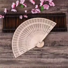 Elegant Folding Fan For Women, Traditional Hand Held Fan With Oriental Design, Wedding Party Favor Accessory, Portable Bamboo Paper Fan, Cultural Art Piece - A - Xem 2