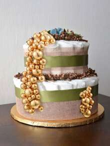 10/20/30/50/66/PCS-Gold Ball Cake Round Gold Cake Fans You Ball Cake Decoration Foam Cake Ball Decoration Balloon Cupcake Salute Ball Shape Cake Insert Plaque Suitable For Wedding Birthday Cake Decoration Supplies - Gold - View 6