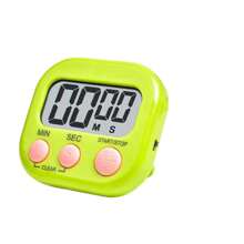 1个数字厨房计时器 | 双显示屏，多功能秒表，带开始/停止按钮、闹钟和计数器 - 烘焙必备，现代厨房配件，小巧设计，粉色/白色/绿色/红色/蓝色可选[不含电池] - 彩色 - 查看 13