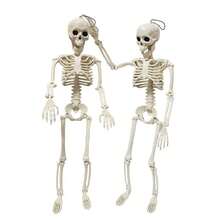 40/90cm Realistic Plastic Skeleton Decoration For Halloween, Haunted House, Holiday Scene Props