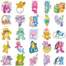 CARE BEARS 爱心熊50张装贴纸套装，可爱卡通熊图案贴纸套装，爱心熊，阳光熊，熊，朋友熊，礼物，返校季