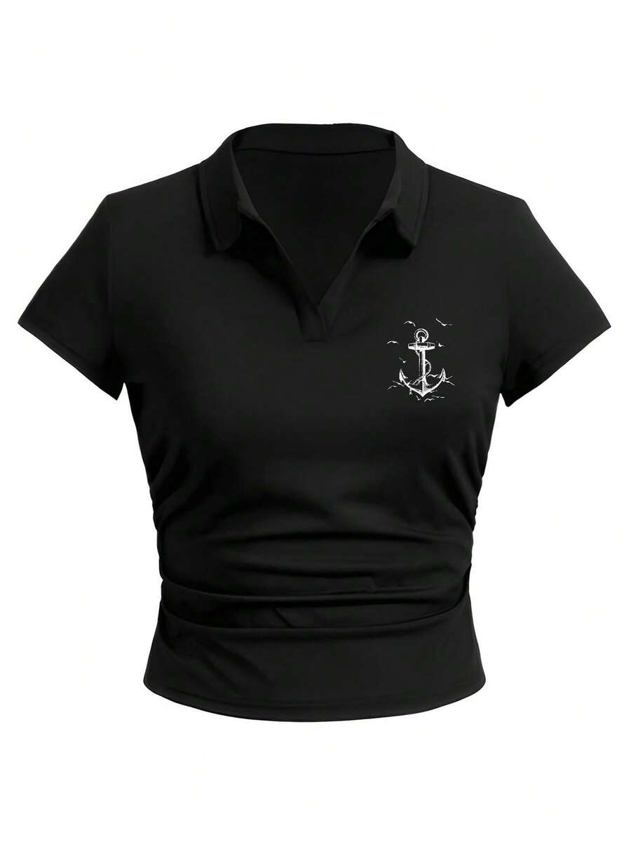 Women T-Shirts - 黑色 - 查看 1