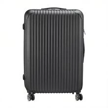 Creahappy 3-Piece Suitcase Set, Travel Suitcase, Hard-Shell Luggage Set With Swivel Casters, Lightweight And Durable, Made Of ABS With TSA Locks, M/L/XL, Black, B - 黑色 - 查看 6