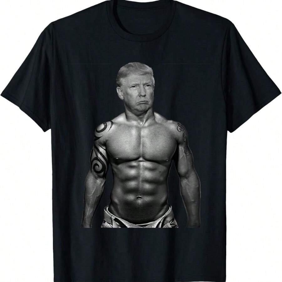 Gangster Trumps T-Shirt - Black - View 1