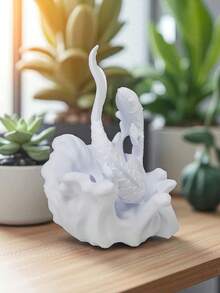 Decoração Enfeites Presente Signo Peixes Decorativo Zodíaco Presente Peixe - Branco - Visão 4