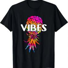 Birthday Pineapple Swinger Upside Down Pineapple Tie Dye - Black - View 1