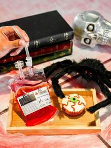 1/5/10 Stücke Blut-Beutel Getränke, Halloween Party Trinkbeutel, Vampir transparente Blut-Beutel, wiederverwendbare und nachfüllbare Infusions-Beutel mit Etiketten und Clips, Halloween Streich Blut-Beutel, geeignet für Feierlichkeiten, dekorative Getränke und Kostümzubehör, perfekt für Halloween Party, Halloween Dekorationen, Frohe Halloween