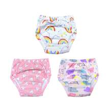 6pcs Baby Absorbent Potty Training Pants, Reusable, Breathable, Suitable For Boys And Girls, All Season