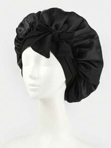 1 Pc Elastic Band Silk Smooth Color Styling Hair Net, Daily Home Hair Care Hair Net, Satin Silk Sleep Cap, With Straps And Headscarf, Suitable For Women And Natural Hair. Double-Layer Hyaluronic Acid-Infused Silk Sleep Cap, With Straps, Suitable For Curly Women And Men. Women's Silk Sleep Cap, Double-Layer Design, With Adjustable Elastic Bands And Silk Bow Hair Bands. Ladies' Elastic Silky Color Styling Hair Net, Daily Home Hair Care Hair Net.