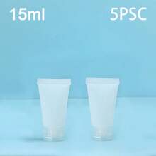 2/3/5pcs Travel Bottles For Toiletries – Leak-Proof Refillable Squeeze Tubes With Flip Top Cover | Holiday & Travel Essentials | TSA Approved For Shampoo, Lotion, Cosmetics (Soft Portable, )