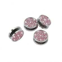 4PCS Bling Car Mini Hooks Circle Shape Cute Car Dashboard Hooks For Keys USB Cable Sunglasses Multifunctional Hanging Storage Hooks Universal Rhinestone Accessory For Car Interior And Home DIY Decor, Sparkling Crystal Rhinestone-Studded Car Organizer, Easy-Install Dash Mount, Multi-Purpose Storage Hangers For Keys, Cables, Sunglasses, Wallets, And Small Accessories, Ideal For Car, Home, Office, And Travel Use - Multicolor - View 10