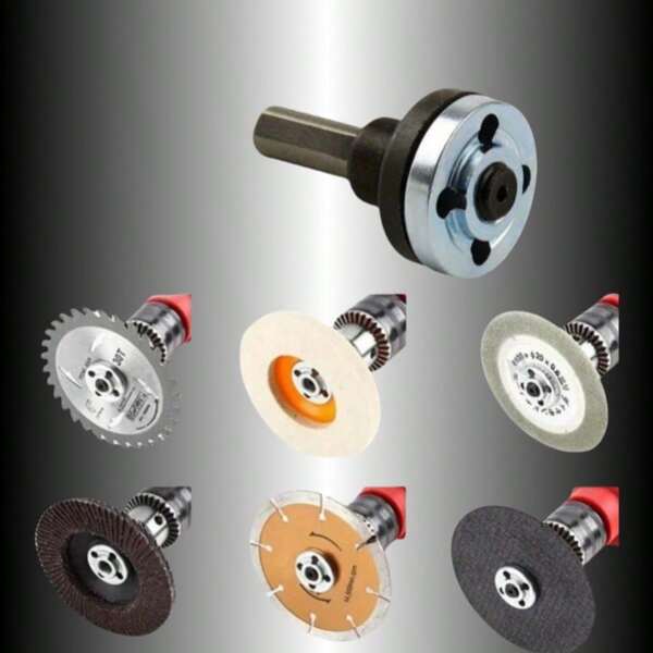 10mm Electric Drill Angle Grinder Metal Connecting Rod Kit - Grinding Adapter For Cutting Disc, Polishing Wheel, Suitable For Angle Grinder, Hand Saw, Cutting Machine Accessories