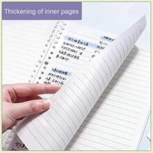 1pc/3pcs/5pcs Minimalist Isn Style B5 Loose Leaf Notebook, Retro Memo Pad, Detachable High-Quality Lined Notebook For University Students, 60 Sheets/Book, Stationery Supplies, Needs Self-Assembly Rings