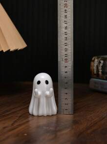 万圣节可爱白色幽灵派对装饰、庭院装饰、书桌装饰、小装饰、万圣节桌面装饰、万圣节必备装饰