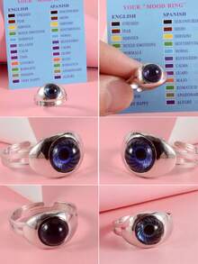 Anillo que cambia de color - Plateado - Ver 7