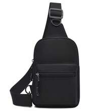 1pc New Women's Chest Bag, Women's Crossbody Bag, Made Of Soft Nylon Material, Thick And Durable, Solid Color, High Quality, Suitable For Daily Commuting, Sports, Campus, Shopping, Travel, Holiday Gifts - Multicolor - View 22