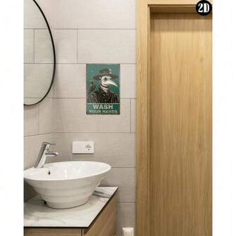 "Gothic Hand Wash Metal Sign - Vintage Halloween Bathroom Decor For Men & Women - 8x12 Inch Spooky Wall Art - Unique Housewarming Gift For Horror Lovers, Dark Academia & Gothic Home Aesthetic"Room Decor,Halloween Decor,Home Decor,Bathroom Decor,Bedroom Decor,Kitchen Decor,Wall Decor,House Decor, Room Decoration Stuff,Living Room Decor