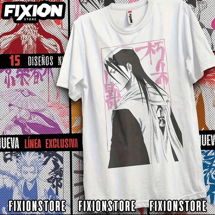Bleach Colección Pitanes – Escuadron 6Anime Manga Gift Anime Lover All Size CottonPlus Experience Unmatched Comfort And Durabi - White 8 - View 1
