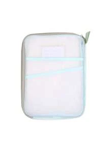 1Pc Double Layer Mesh Classification Bag, Exam Tutoring Bag, Elementary School Student Handbag, Book Carrying Bag - Multicolor - View 7