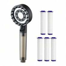 Pressure Boosted Shower Head Beauty Shower Filters Removable Showerhead Filtered Water Spray Plastic Spray Head Housewarming Present Bathroom Bathroom Accessories Bathroom Tools - Multicolor - View 2
