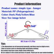 5pcs Wide Shoulder Seamless Non-Slip 360° Rotatable Simple Plastic Hangers, Suitable For Home/Dorm Room Laundry/Storage, Clothes Drying/Hanging