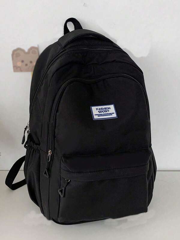 Mochila para portátil de 15.6 pulgadas impermeable de nailon, adecuada para hombres y mujeres, bolsa de viaje