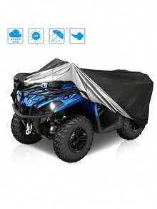 Waterproof ATV Cover XL Motorcycle Protector, Cover Case - Black - View 1