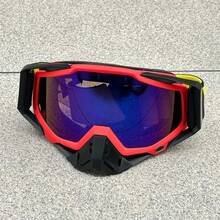 High Quanlity Motorcycle Glasses Goggles Motocross Goggles Helmet MX Moto Dirt Bike ATV Ski Outdoor Sports Glass Scooter Googles - BBE-blue - View 8