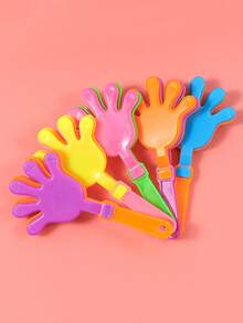 20PCS Mini Clapper Set Length 9.5 Cm / 3.74 Inches / Width 5 Cm / 1.97 Inches. It Is An Ideal Gift And Item For Festivals And Birthday Parties. Suitable For New Year Gifts, Christmas Stocking Gifts, - Multicolor - View 5
