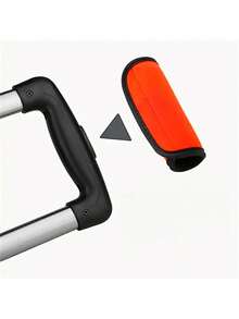 1 peça capa confortável para alça de bagagem, acessório portátil reutilizável, capa de bagagem de cor sólida - Multicolorido - Ver 7